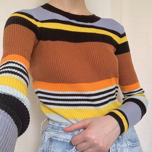🍂Urban Outfitters Striped Sweater Top🍂